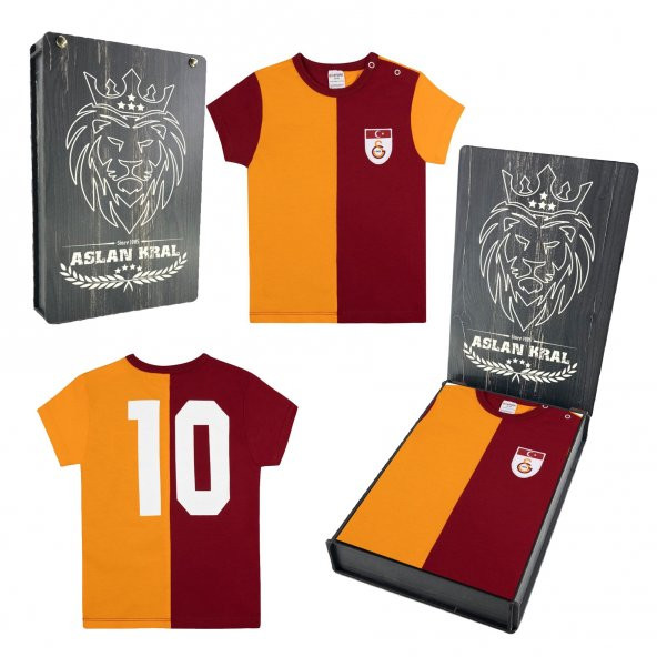 Galatasaray Orijinal Metin Oktay Bebek T-shirt Özel Ahşap Kutulu ürün görseli 1