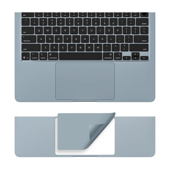 MacBook Air 13.6 inç Touchpad Trackpad Koruyucu Film Mat Ultra İnce Çizilme Önleyici M2 M3 M4 ürün görseli 1