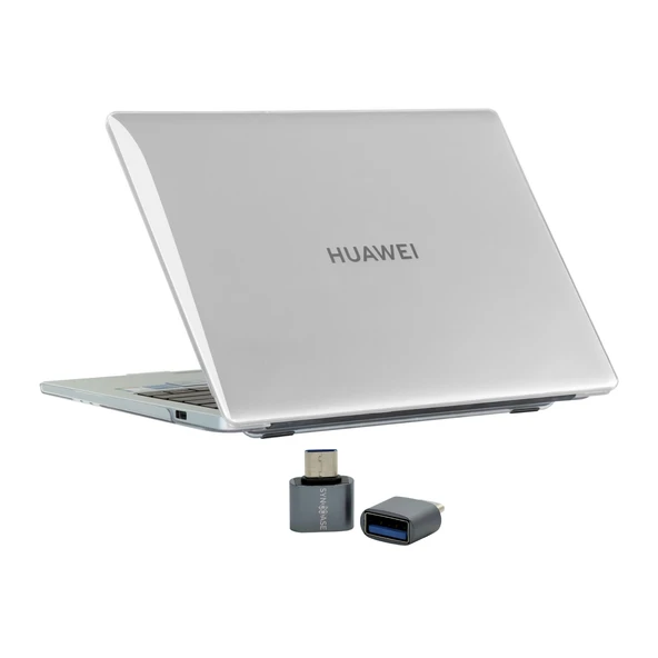 Huawei MateBook 16 ve 16s Kılıf Kristal Parlak Şeffaf Sert Hard Case İnce Hafif 2021–2023 16 inç ürün görseli 1