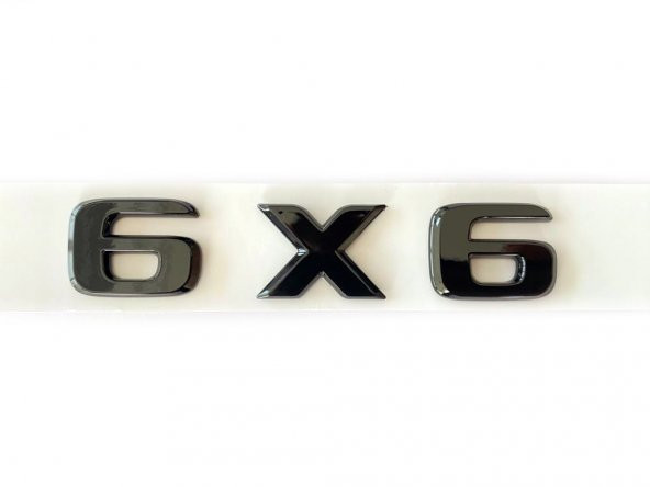 6X6 SİYAH YAZI ürün görseli 1