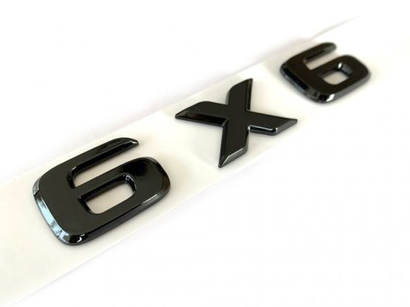 6X6 SİYAH YAZI - Resim 2