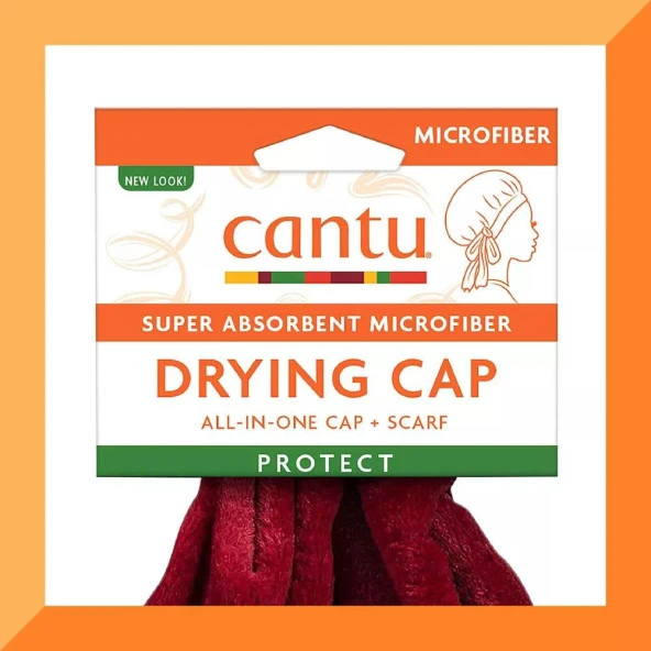Cantu Mikrofiber Saç Kurutma Bonesi - Bordo ürün görseli 1