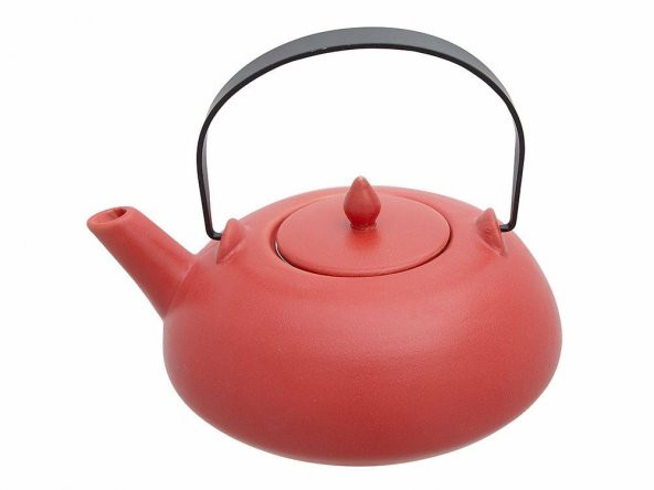 Porland Chai Kırmızı Kapaklı Demlik 700cc 04STY006918 ürün görseli 1
