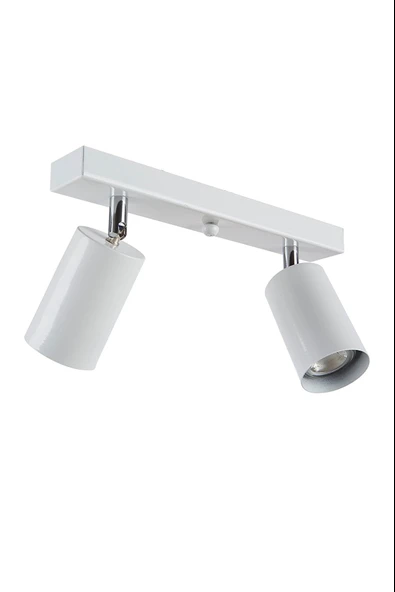 Rsylight Modern Metal Hareketli Beyaz 2 Li Spor Spot Avize Günışığı ürün görseli 1