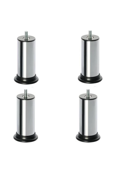 Robot Süpürge Uyumlu Koltuk Baza Ayağı Metal Civatalı Metrik Diş 8mm (4 Adet) ürün görseli 1