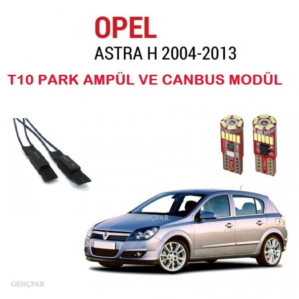 Opel Astra H T10 Plaka Led Lambası ve Canbus Modülü ürün görseli 1