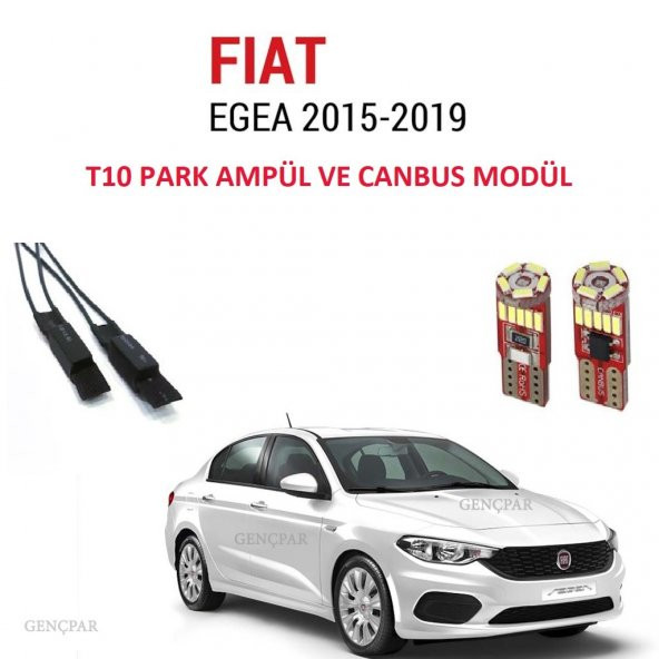 Fiat Egea T10 Plaka Led Lambası ve Canbus Modülü ürün görseli 1