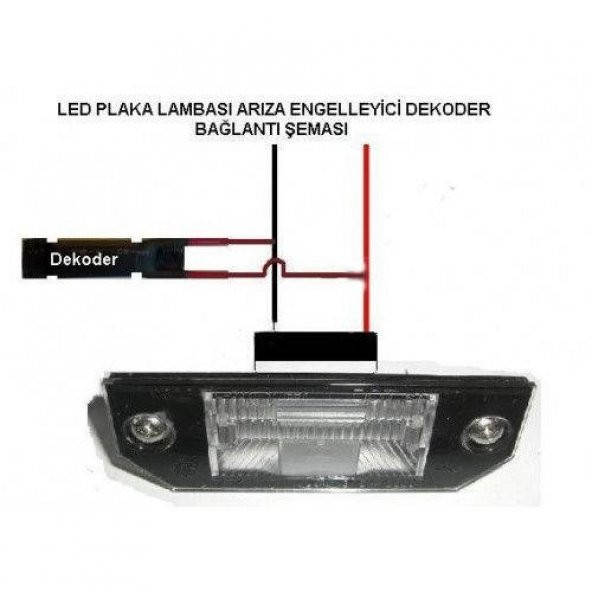 Fiat Egea T10 Plaka Led Lambası ve Canbus Modülü - Resim 2