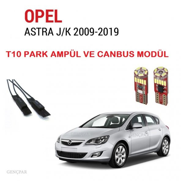 OPEL ASRTA J-K PLAKA LED LAMBASI VE CANBUS MODÜLÜ ürün görseli 1
