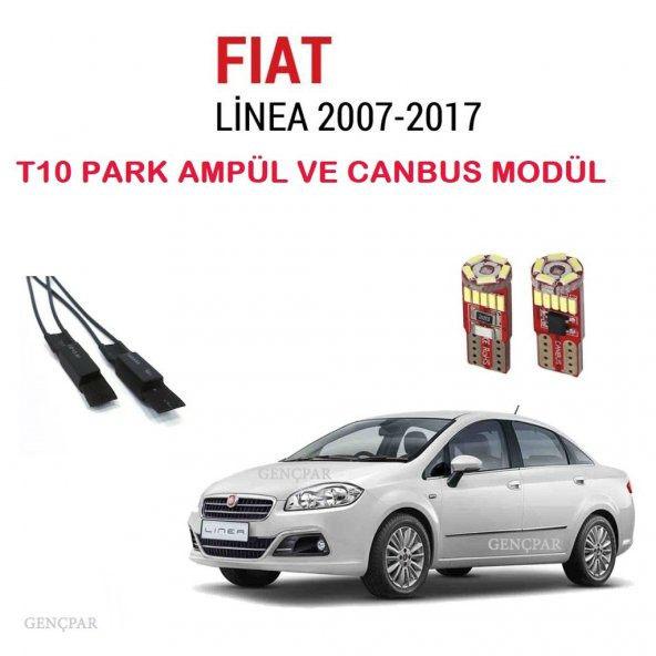 Fiat Linea T10 Plaka Led Lambası ve Canbus Modülü ürün görseli 1