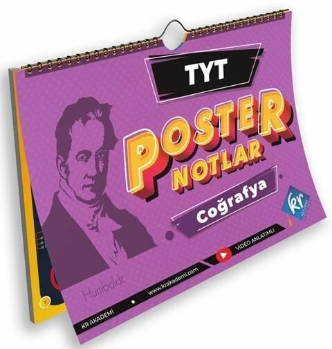 KR Akademi TYT Coğrafya Poster Notlar ürün görseli 1