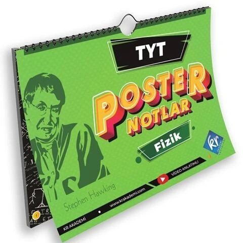 KR Akademi TYT Fizik Poster Notlar ürün görseli 1