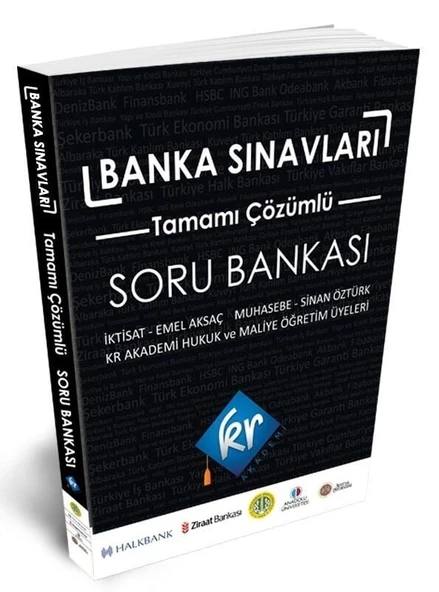 KR Akademi Banka Sınavları Tamamı Çözümlü Soru Bankası ürün görseli 1