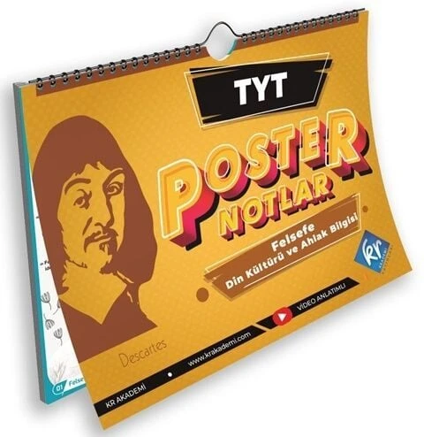 KR Akademi Yayınları Felsefe ve Din Kültürü Poster Notlar ürün görseli 1