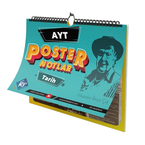 KR Akademi AYT Tarih Poster Notlar ürün görseli 1