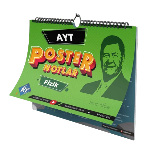 KR Akademi AYT Fizik Poster Notları ürün görseli 1