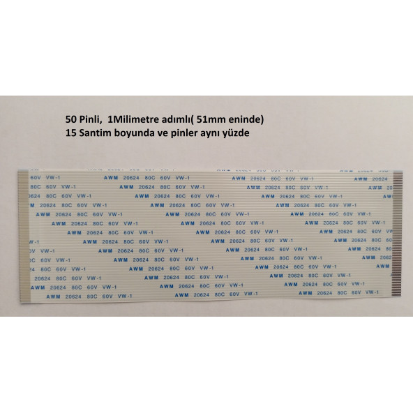 Awm 20624 80C 60V Vw-1 Flex Kablo 50 Pin 50-1-15A ürün görseli 1
