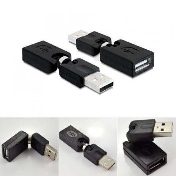 USB 2.0 Erkek - Dişi Hareketli Aparat ürün görseli 1