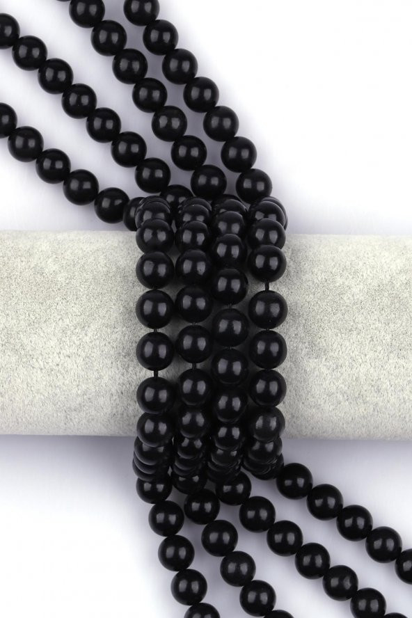 Shungite Doğal Taş Dizi 10 mm Küre Kesim ürün görseli 1