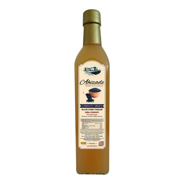 Ahizade Doğal Çörekotu Sirkesi - 500 ml. ürün görseli 1