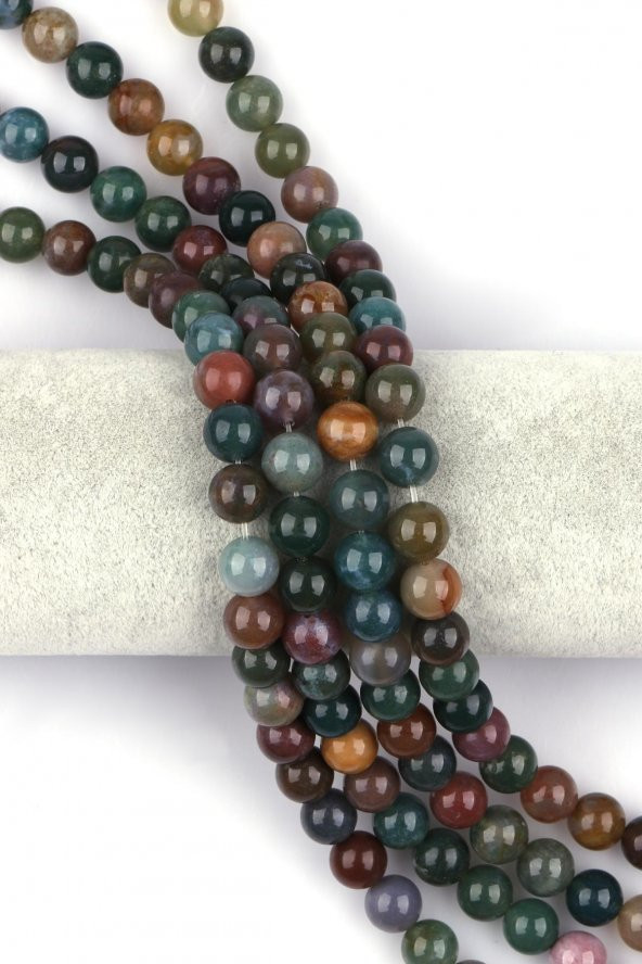 Hint Akik ( AA Kalite ) Doğal Taş Dizi 10 mm Küre Kesim ürün görseli 1
