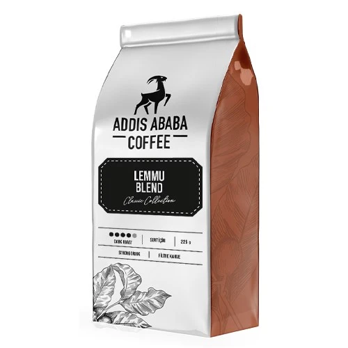 Addis Ababa Coffee Lemmu Blend Çekirdek Kahve 225 Gram ürün görseli 1