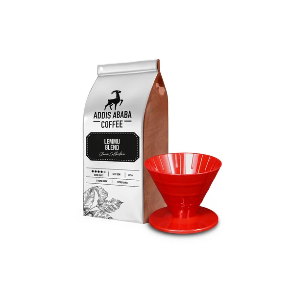 Addis Ababa Coffee Lemmu 225 Gram & V60 Dripper ürün görseli 1