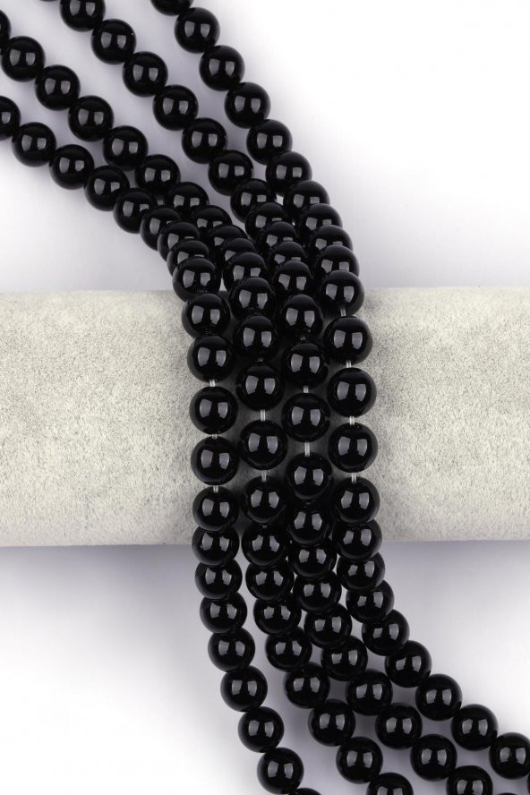 Oniks Doğal Taş Dizi 10 mm Küre Kesim ürün görseli 1