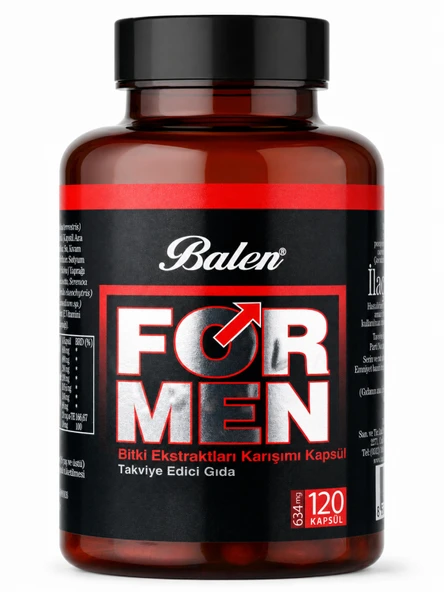 FORMEN BİTKİ EKSTRATLARI KARIŞIMI KAPSÜL 634 MG*120 ürün görseli 1