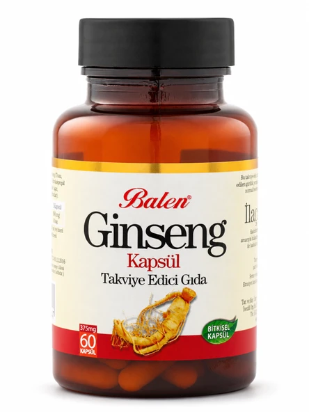 GİNSENG KAPSÜL 375 MG*60 ürün görseli 1