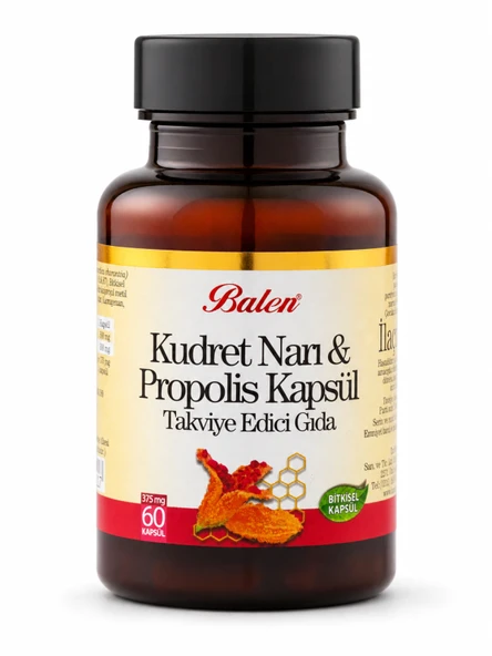KUDRET NARI& PROPOLİS KAPSÜL 375 MG*60 ürün görseli 1