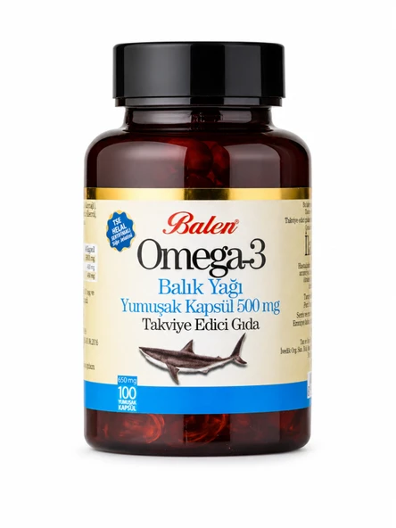 OMEGA 3 BALIK YAĞI YUMUŞAK KAPSÜL 650 MG*100 ürün görseli 1