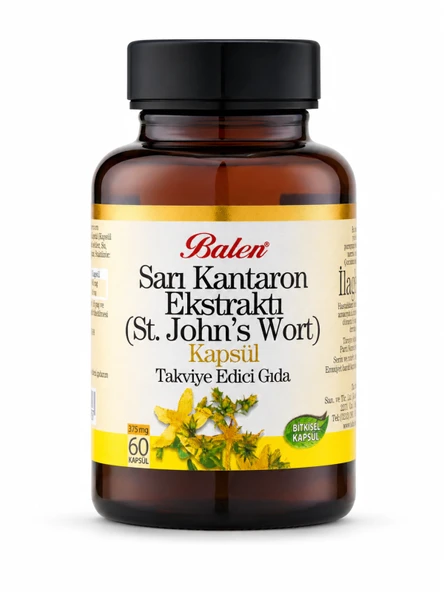 Balen Sarı Kantaron Ekstraktı (St. John's Wort) Kapsül ürün görseli 1