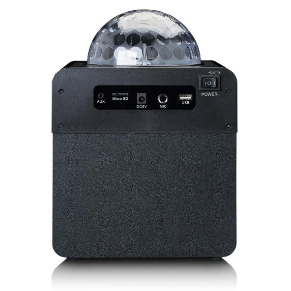 LENCO BTC-055 BK - IŞIKLI BLUETOOTH HOPARLÖR, USB, SD, RC, MIC, AC - Resim 12