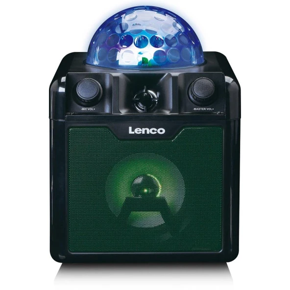 LENCO BTC-055 BK - IŞIKLI BLUETOOTH HOPARLÖR, USB, SD, RC, MIC, AC - Resim 10