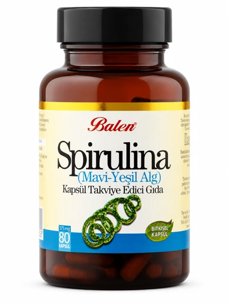 Balen Spirulina (Mavi-Yeşil Alg) Kapsül ürün görseli 1