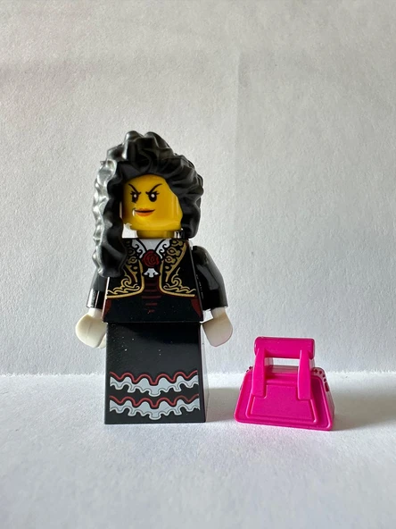 Orjinal Lego Minifigür La Catrina with Magenta Handbag ürün görseli 1