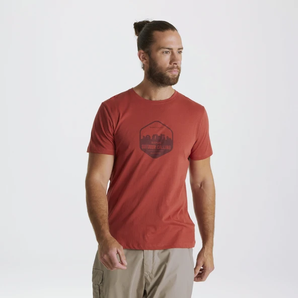 Craghoppers Mightie Erkek T-Shirt-KIRMIZI ürün görseli 1