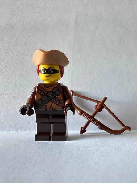Orjinal Lego Minifigür Western Girl with Bow ürün görseli 1