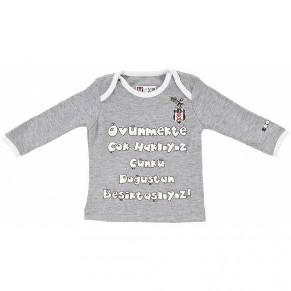 Beşiktaş Orijinal Lisanslı Bebek Uzun Kol Sweat ürün görseli 1