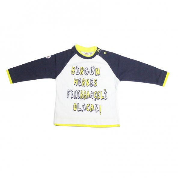 Fenerbahçe Orjinal Lisanslı Uzun Kol Bebek Sweatshirt ürün görseli 1