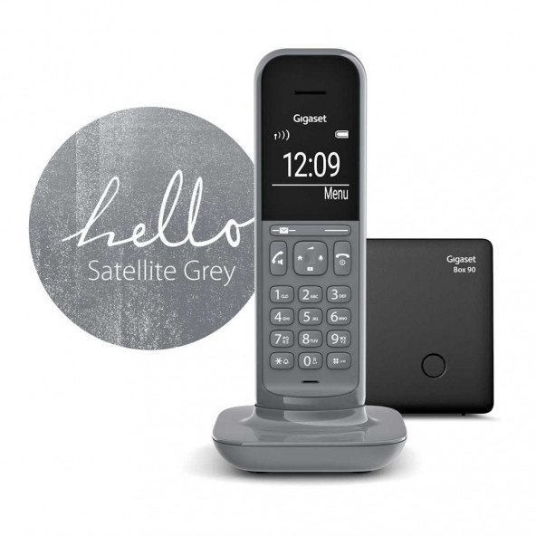 Gigaset CL390 Telsiz Telefon Satellite Grey ürün görseli 1
