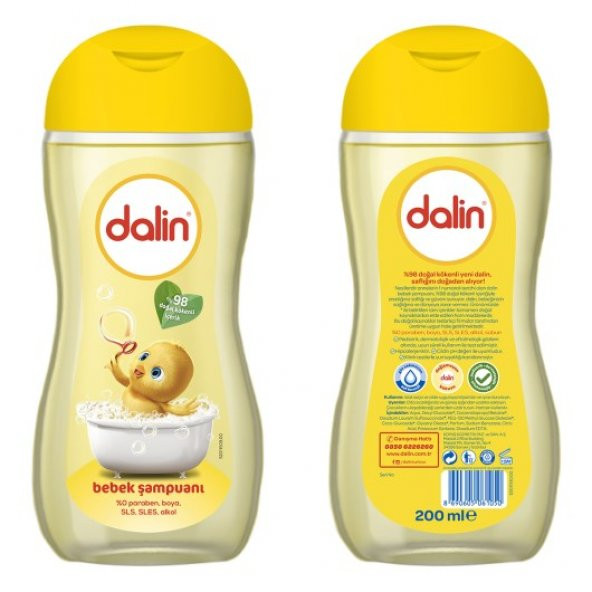 Dalin Bebek Şampuanı 200 ml - Resim 2