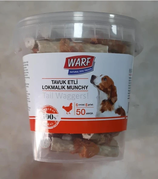Warf Munchy Tavuklu Lokmalık 6 Gr 50 li - Resim 2