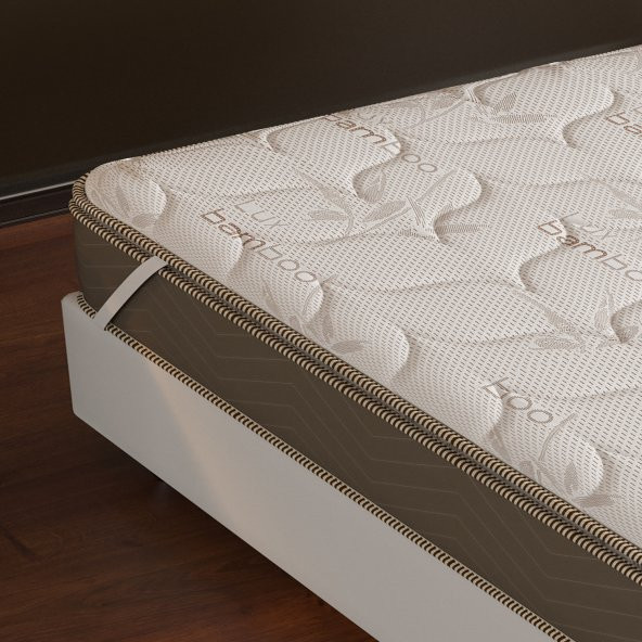 Mobpazar Full Ortopedik Bamboo Yatak Pedi 160X200 cm,Yatak Şiltesi,Topper ürün görseli 1