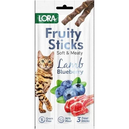 Lora Kuzu Etli Yaban Mersinli Kedi Stick Ödül 3x5gr ürün görseli 1