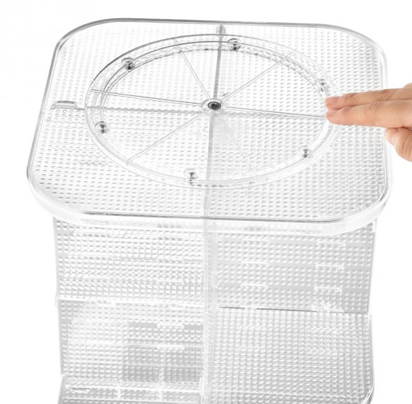 MAKYAJ ORGANİZER BÖLMELİ 360 C DÖNEBİLEN - Resim 4