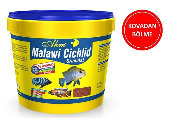 Ahm Malawi Cichlid Granulat (KOVADAN BÖLME) 50 Gr ürün görseli 1