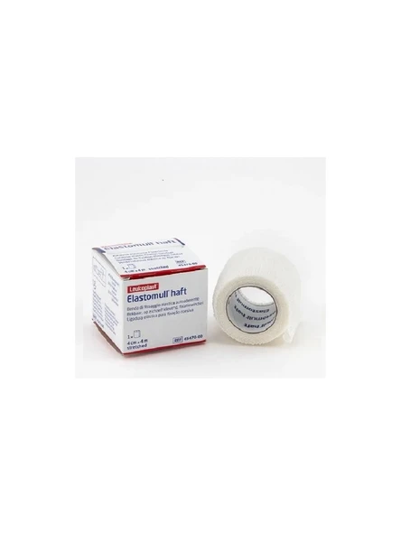 Elastomull Haft LF Bsn  Fiksasyon Bandajı 4cm x 4m Beyaz ürün görseli 1