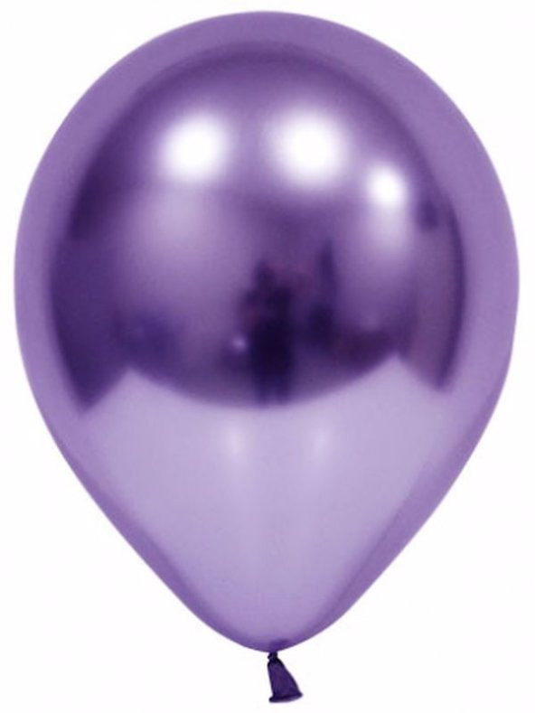 Benim Marifetlerim Mor parlak Krom Balon 12 inch 5 Adet ürün görseli 1